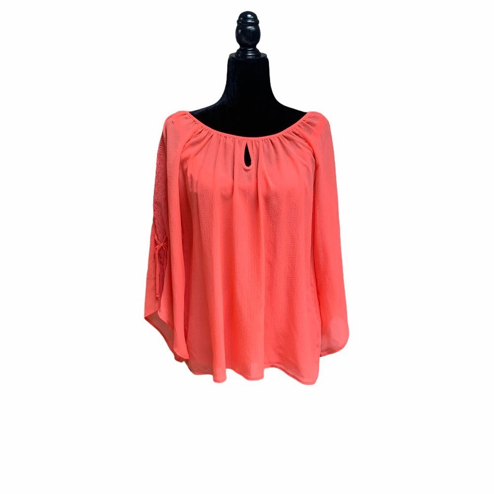 🌼 AGB Orange Blouse / Size L